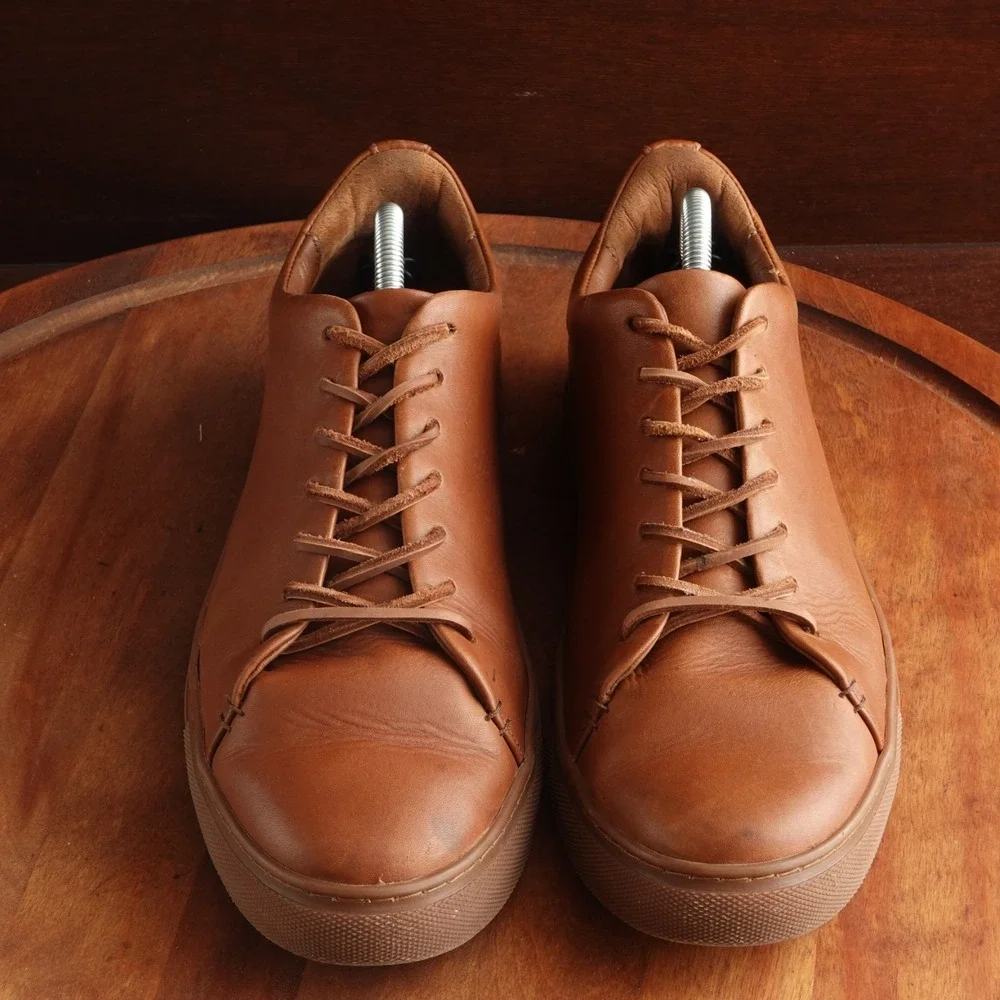 Thursday Boot Co Sneakers Mens SZ 11.5 Brown Everyday Leather Casual Modern Shoe